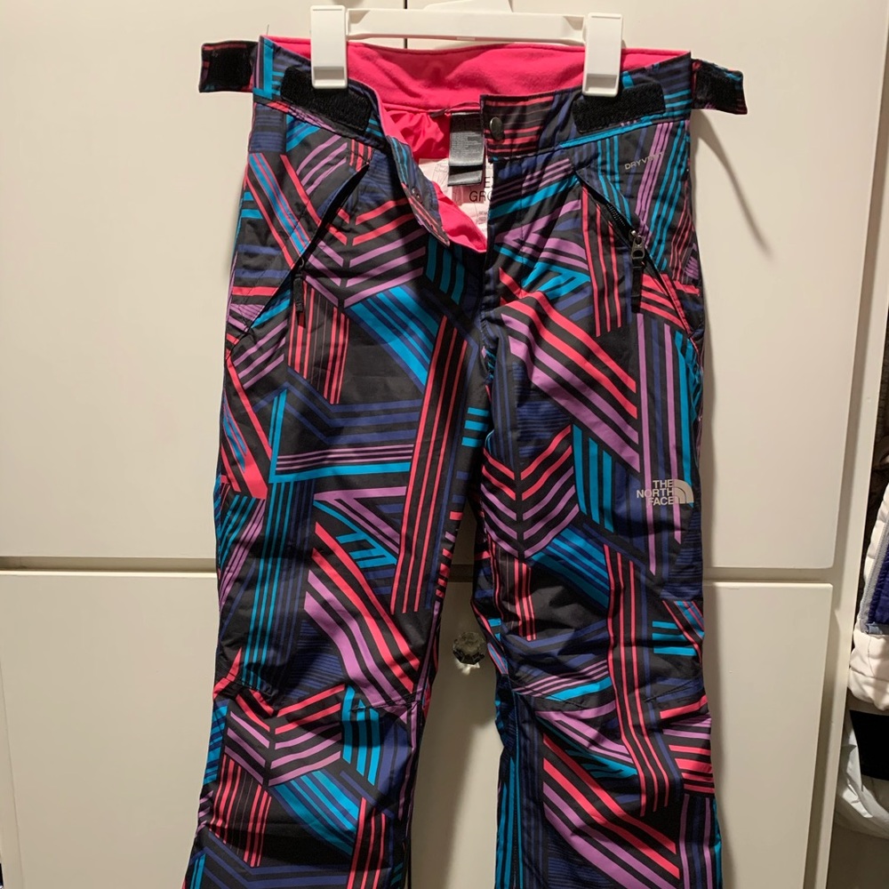 Girls North Face Dry Vent Ski Pants Size L(14/16)
